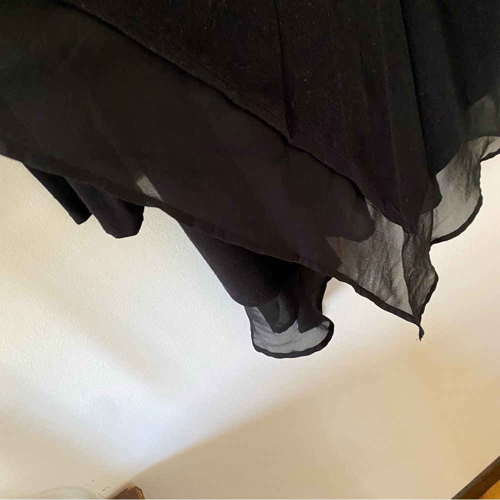 Studio Works Open Cardigan Sweater Black Size 3x - Picture 4 of 5